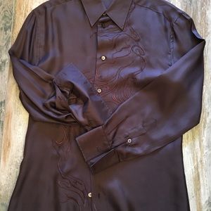 Versace 💯 silk shirt